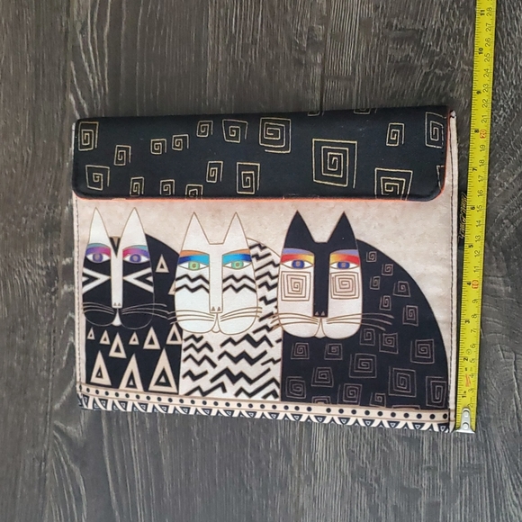 🐾 Laurel Burch WILD CATS Cosmetic Bags - NEW 11IN X 8.5IN - Picture 8 of 8